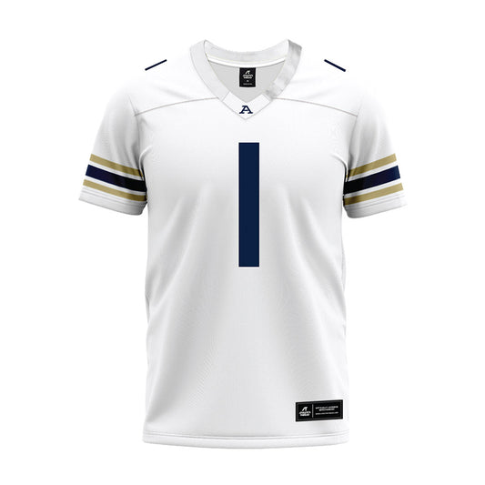 Akron - NCAA Football : Bennett Adler - White Premium Football Jersey-0