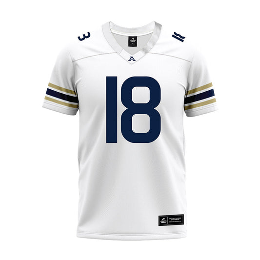 Akron - NCAA Football : DiMarco Johnson - White Premium Football Jersey-0