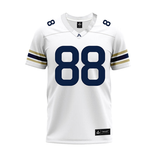 Akron - NCAA Football : Jacob Newell - White Premium Football Jersey-0
