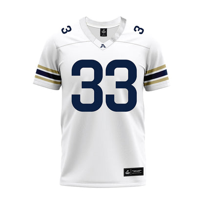 Akron - NCAA Football : Devin Reeves - White Premium Football Jersey-0