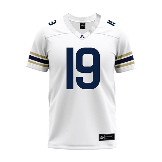 Akron - NCAA Football : adam samaha - White Premium Football Jersey-0