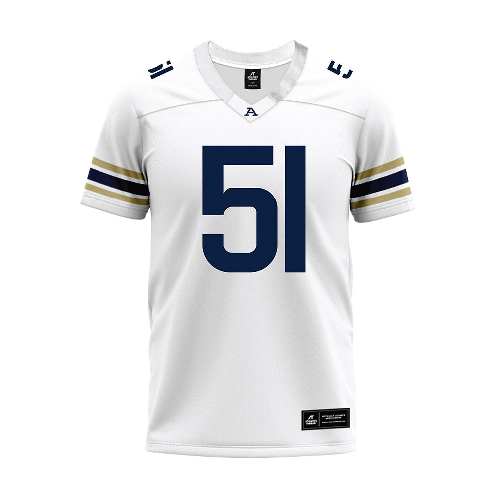 Akron - NCAA Football : DQ Thomas - White Premium Football Jersey-0