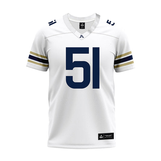 Akron - NCAA Football : DQ Thomas - White Premium Football Jersey-0