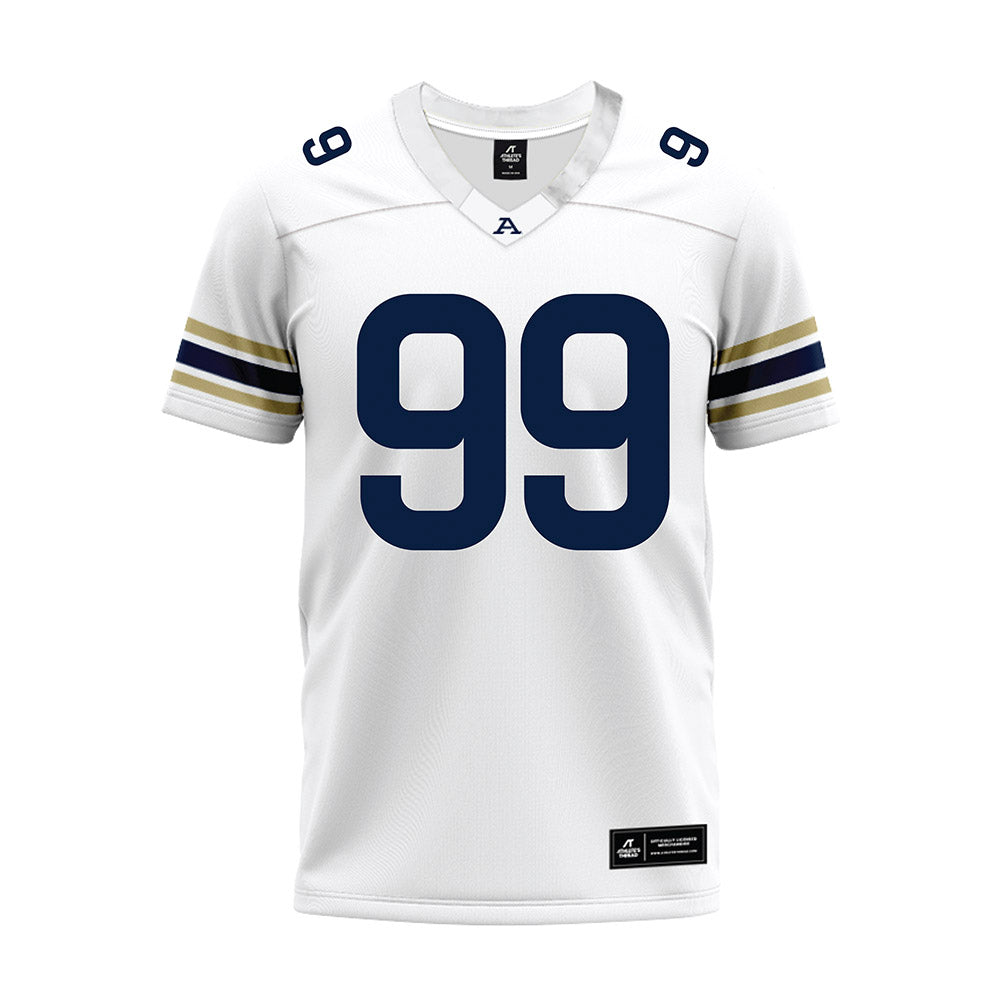 Akron - NCAA Football : Nathan Kapongo - White Premium Football Jersey-0
