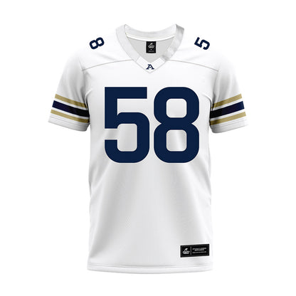 Akron - NCAA Football : Alex Fox - White Premium Football Jersey-0