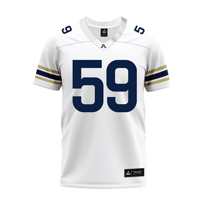 Akron - NCAA Football : Nathan Covert - White Premium Football Jersey-0