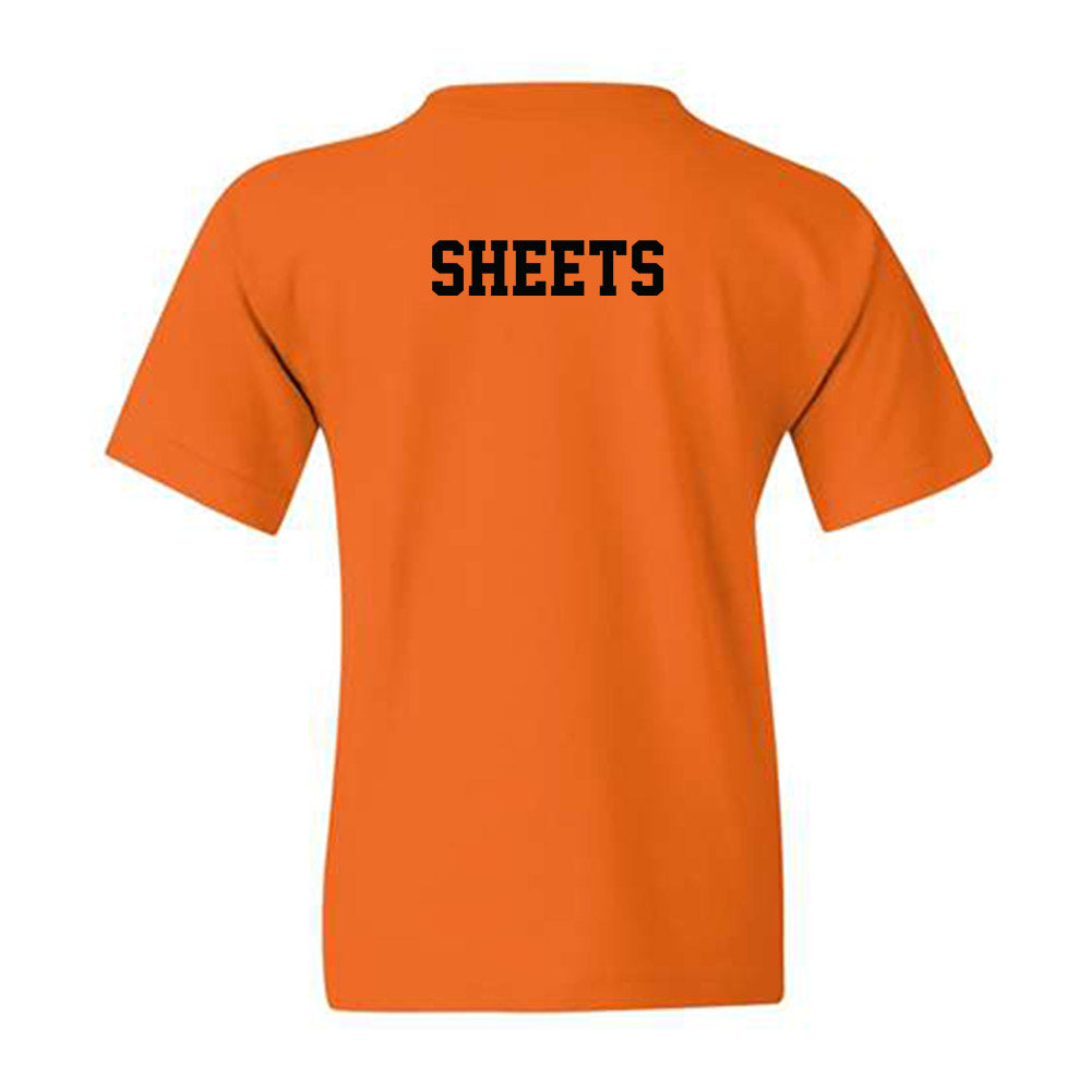 Oklahoma State - NCAA Wrestling : Cutter Sheets - Classic Shersey Youth T-Shirt-1