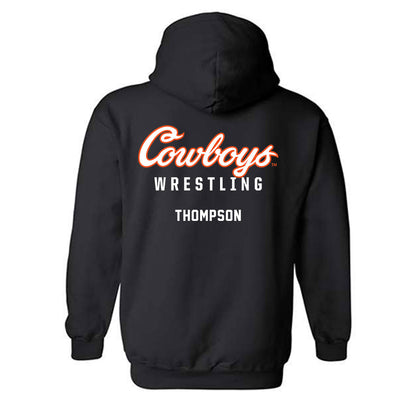 Oklahoma State - NCAA Wrestling : Brayden Thompson - Classic Shersey Hooded Sweatshirt-1