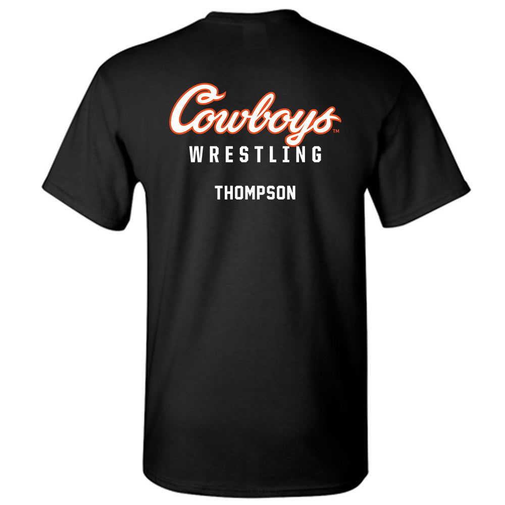 Oklahoma State - NCAA Wrestling : Brayden Thompson - Classic Shersey T-Shirt-1
