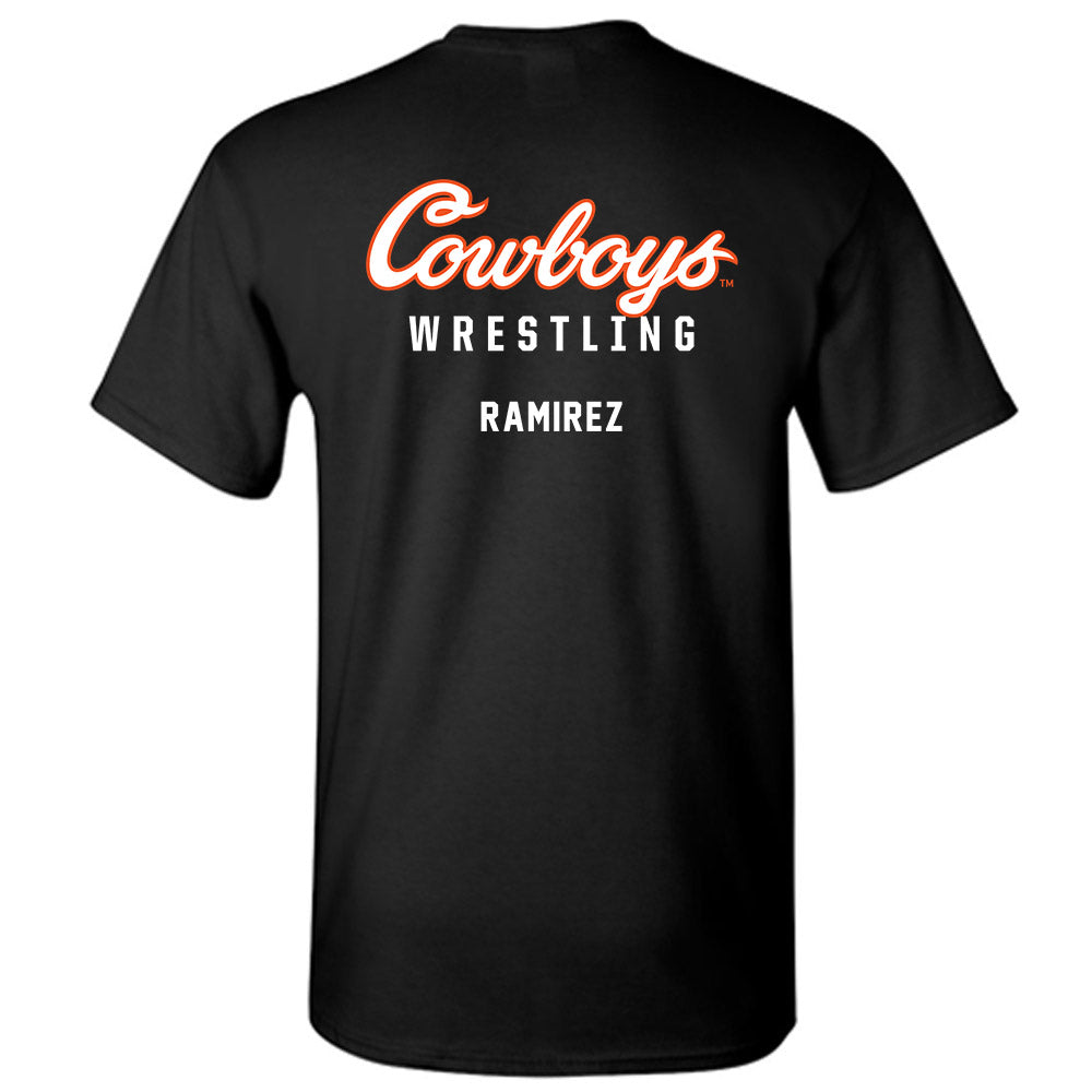 Oklahoma State - NCAA Wrestling : Ronnie Ramirez - Classic Shersey T-Shirt-1