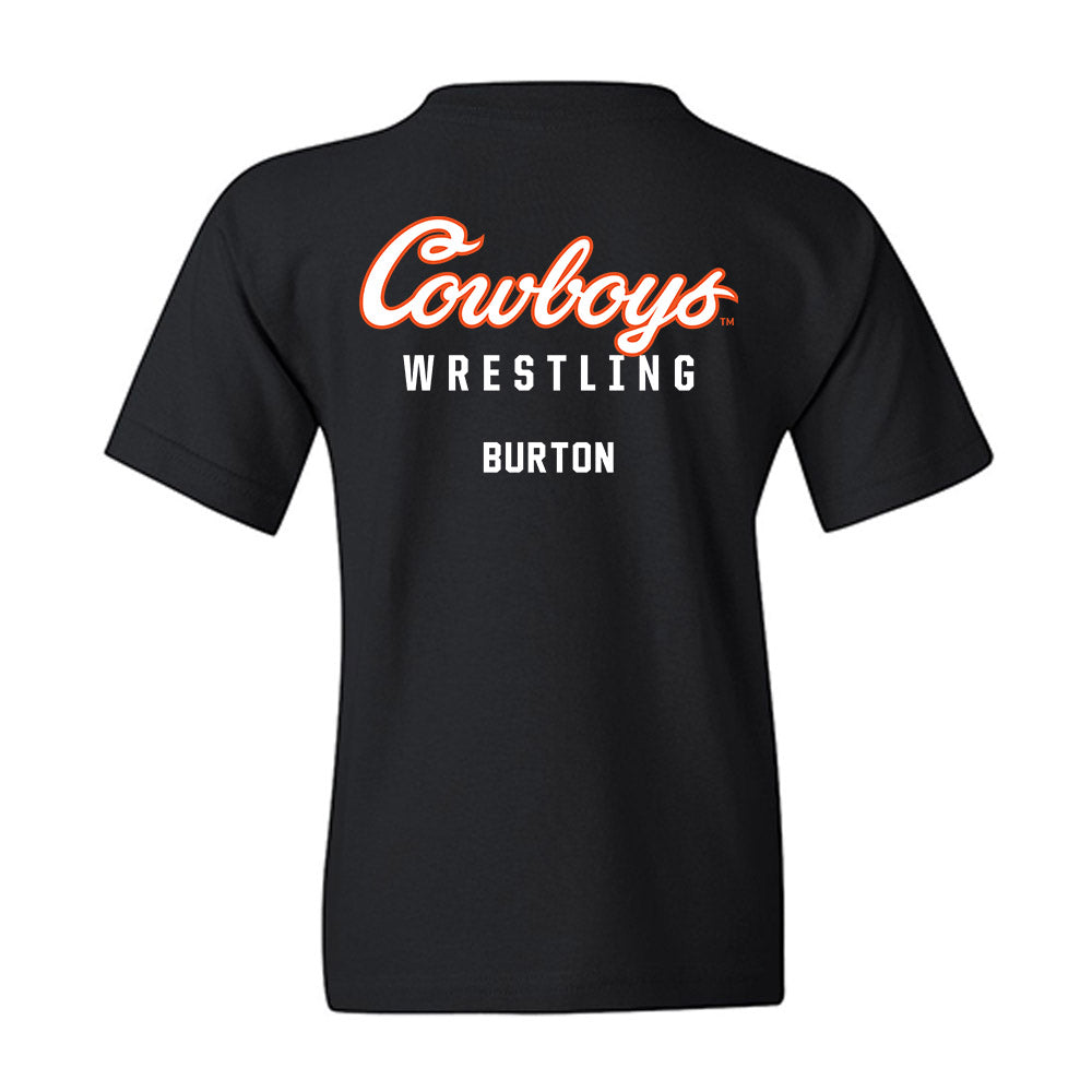 Oklahoma State - NCAA Wrestling : Kolter Burton - Classic Shersey Youth T-Shirt-1