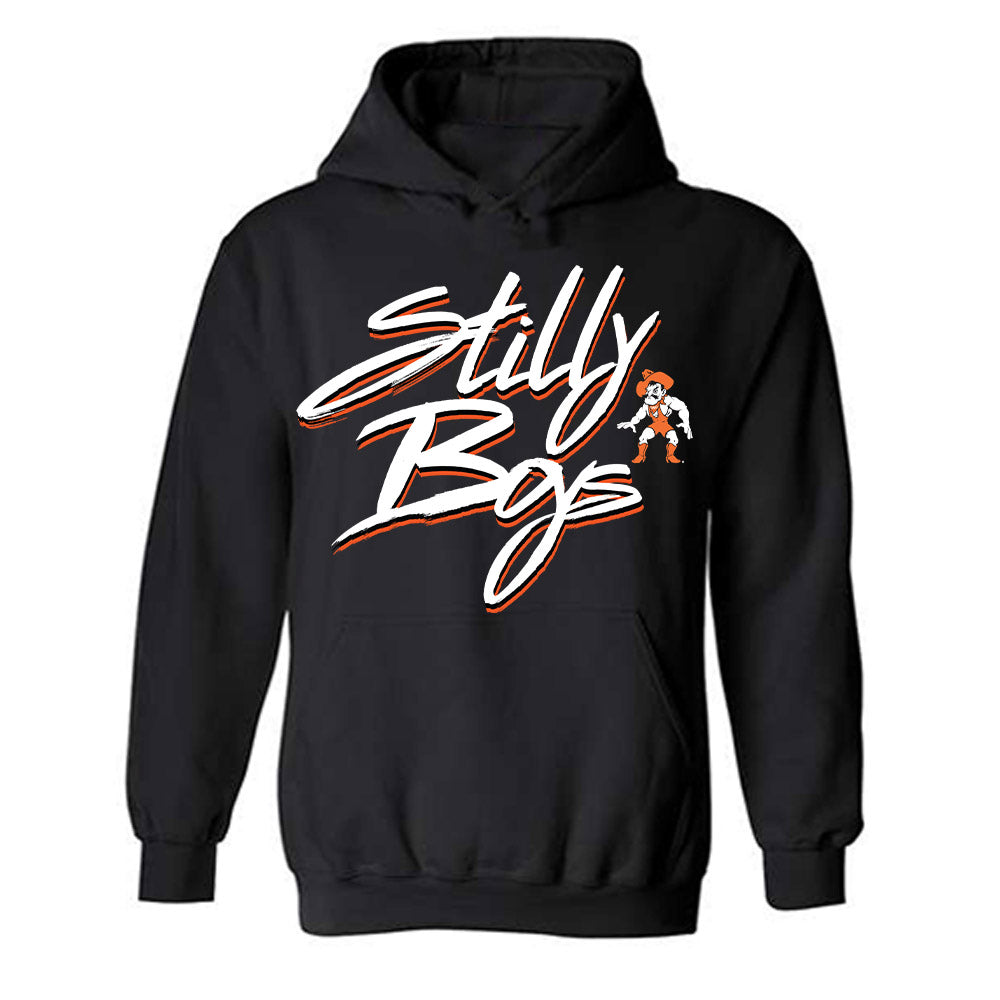 Oklahoma State - NCAA Wrestling : Brayden Thompson - Classic Shersey Hooded Sweatshirt-0