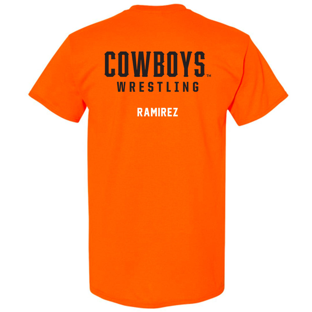 Oklahoma State - NCAA Wrestling : Ronnie Ramirez - Classic Shersey T-Shirt-1