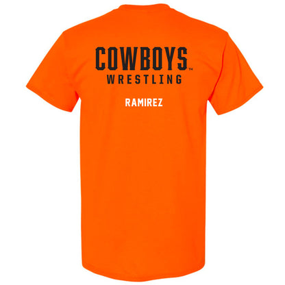Oklahoma State - NCAA Wrestling : Ronnie Ramirez - Classic Shersey T-Shirt-1