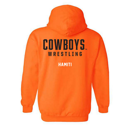 Oklahoma State - NCAA Wrestling : Jake Hamiti - Classic Shersey Hooded Sweatshirt-1