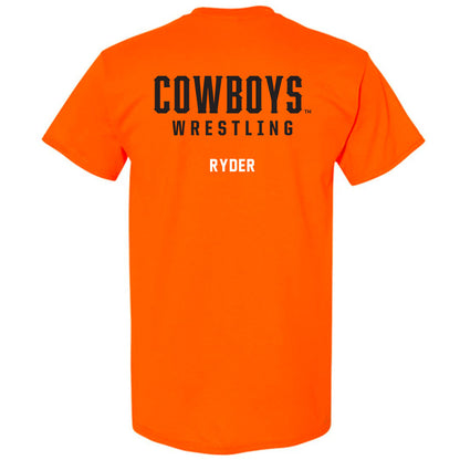 Oklahoma State - NCAA Wrestling : Zack Ryder - Classic Shersey T-Shirt-1