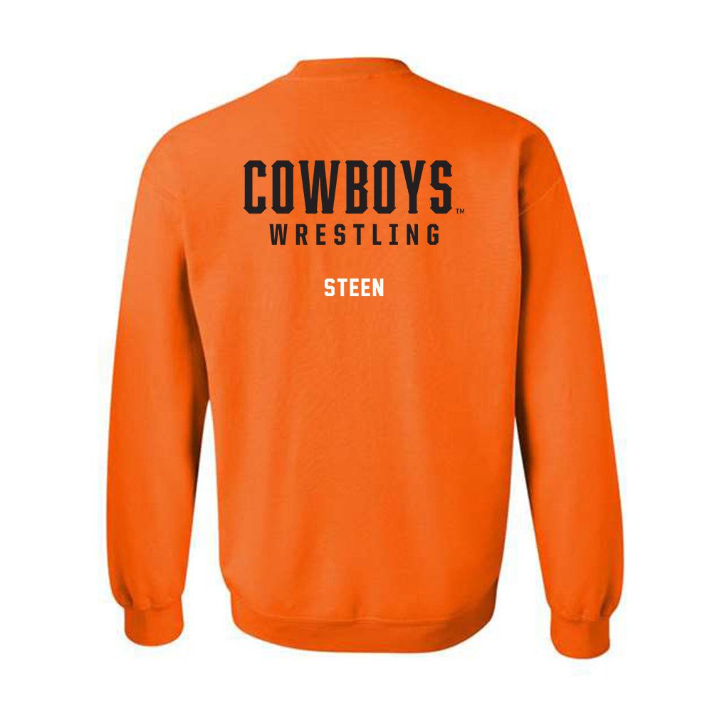 Oklahoma State - NCAA Wrestling : Gary Steen - Classic Shersey Crewneck Sweatshirt-1