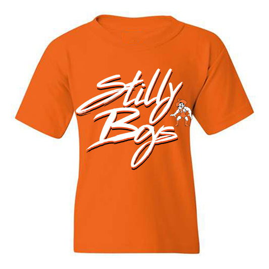 Oklahoma State - NCAA Wrestling : Brayden Thompson - Classic Shersey Youth T-Shirt-0