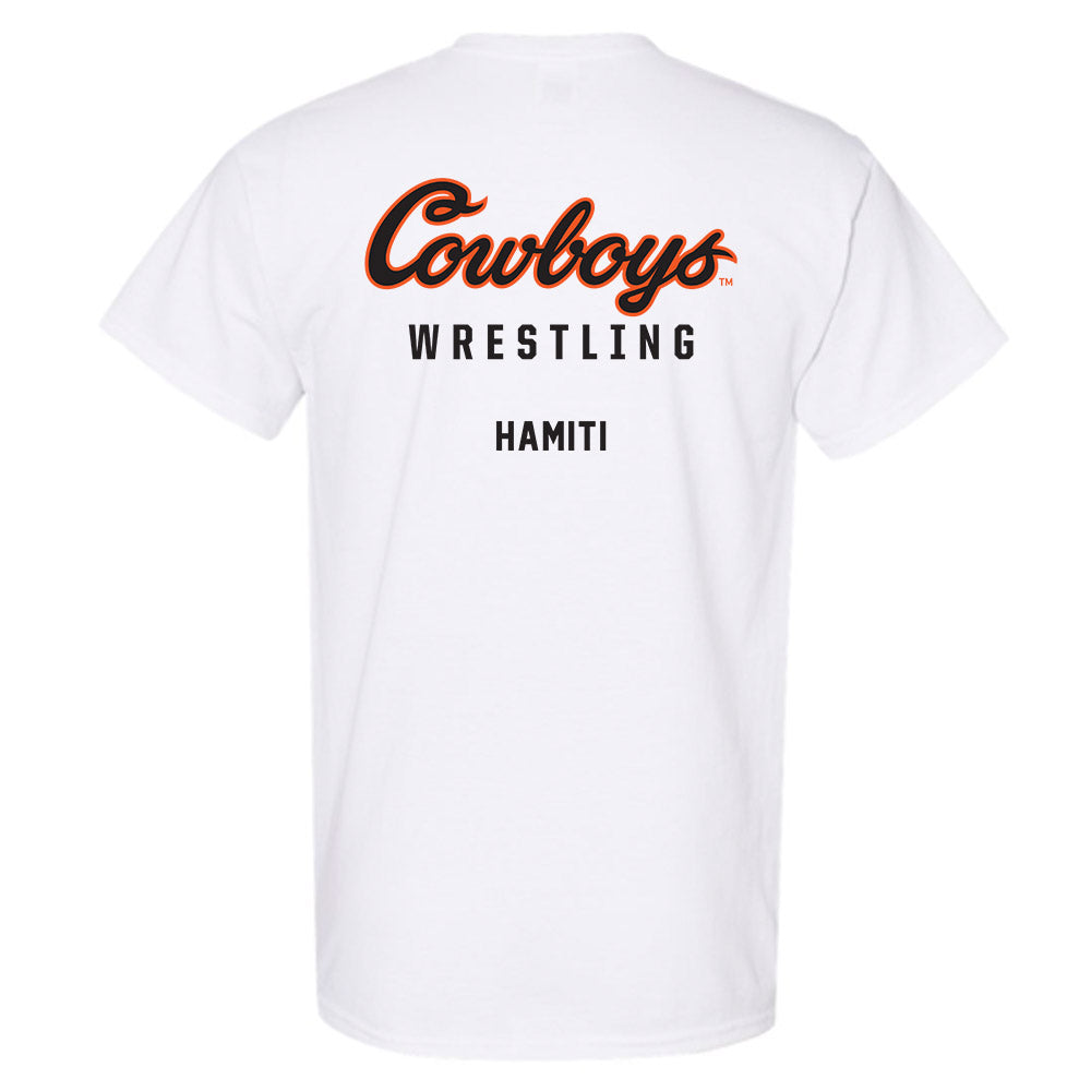 Oklahoma State - NCAA Wrestling : Jake Hamiti - Classic Shersey T-Shirt-1