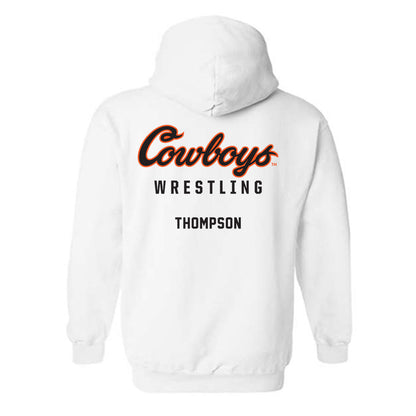 Oklahoma State - NCAA Wrestling : Brayden Thompson - Classic Shersey Hooded Sweatshirt-1