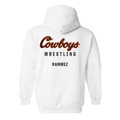 Oklahoma State - NCAA Wrestling : Ronnie Ramirez - Classic Shersey Hooded Sweatshirt-1
