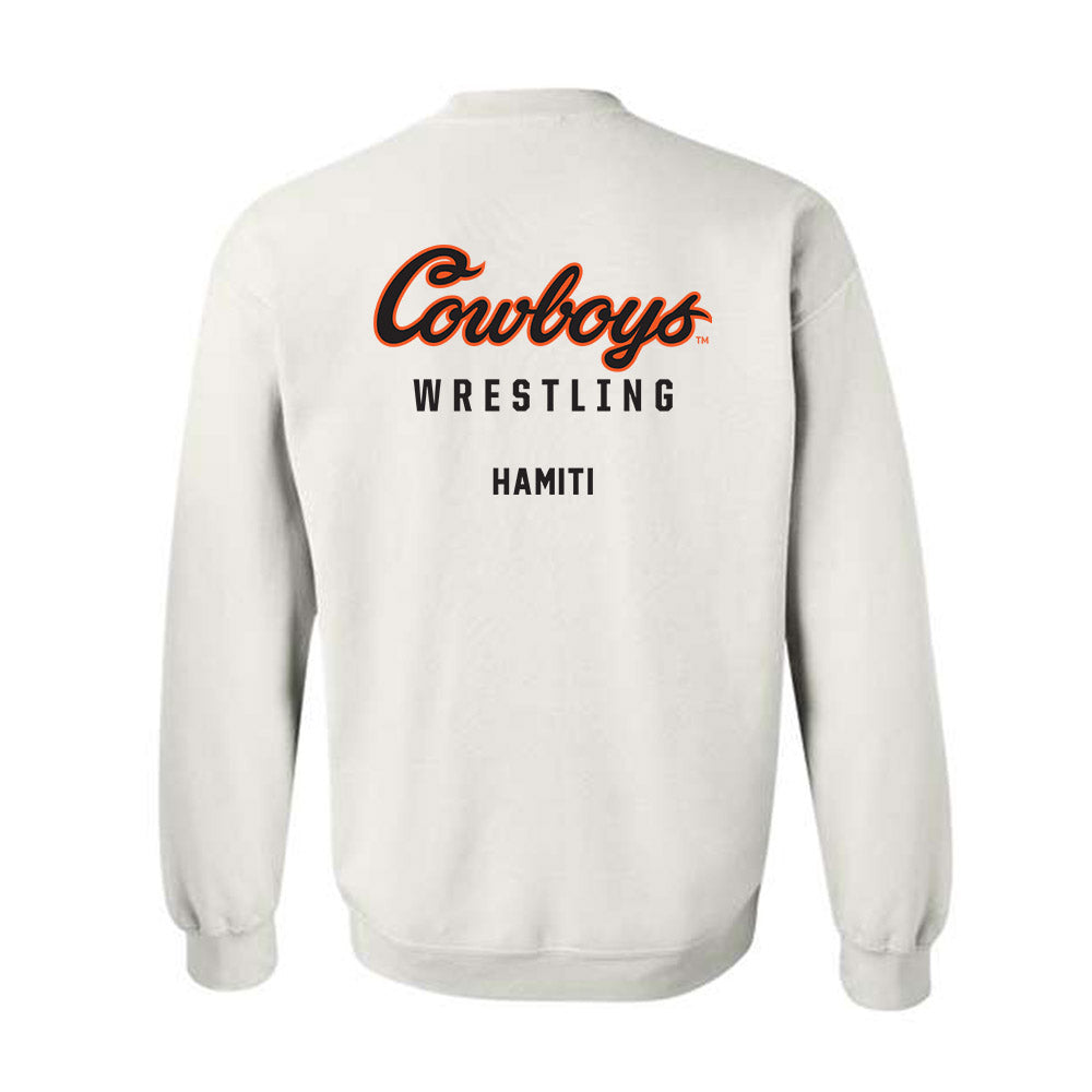 Oklahoma State - NCAA Wrestling : Jake Hamiti - Classic Shersey Crewneck Sweatshirt-1