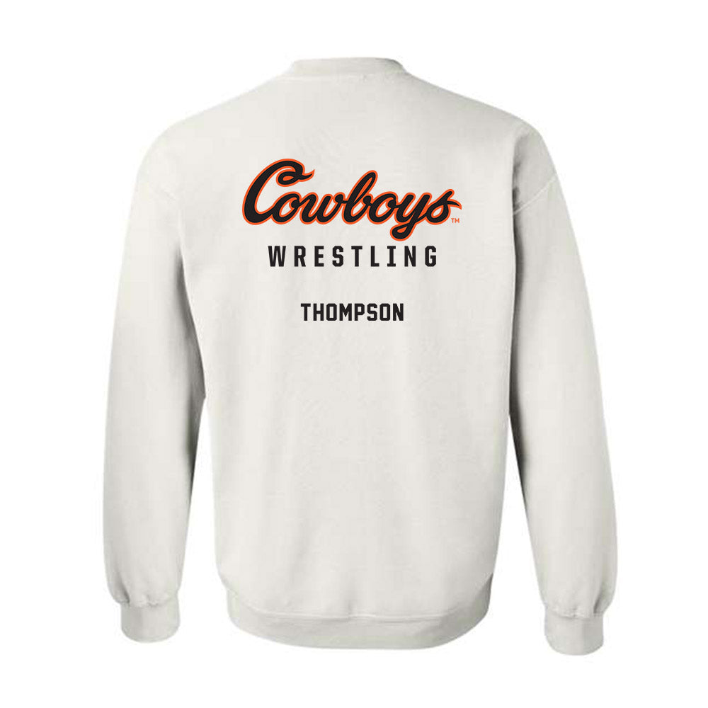 Oklahoma State - NCAA Wrestling : Brayden Thompson - Classic Shersey Crewneck Sweatshirt-1