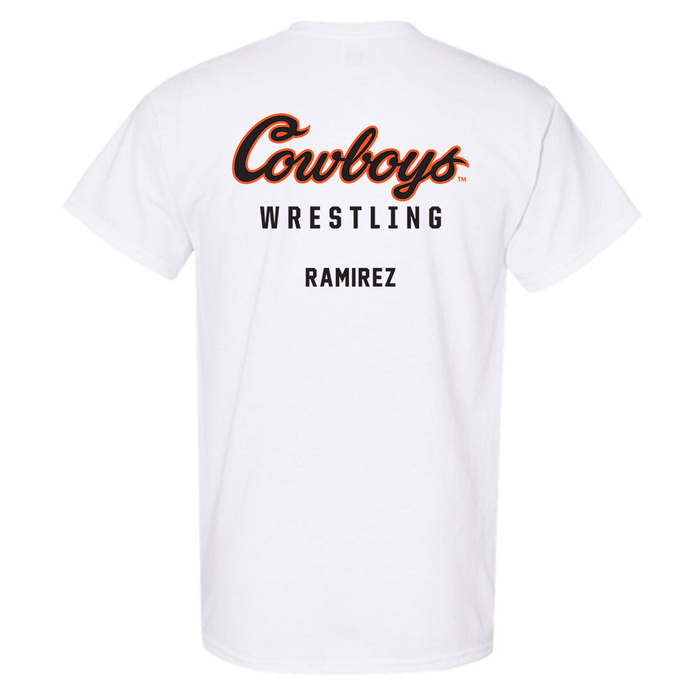 Oklahoma State - NCAA Wrestling : Ronnie Ramirez - Classic Shersey T-Shirt-1
