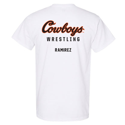 Oklahoma State - NCAA Wrestling : Ronnie Ramirez - Classic Shersey T-Shirt-1