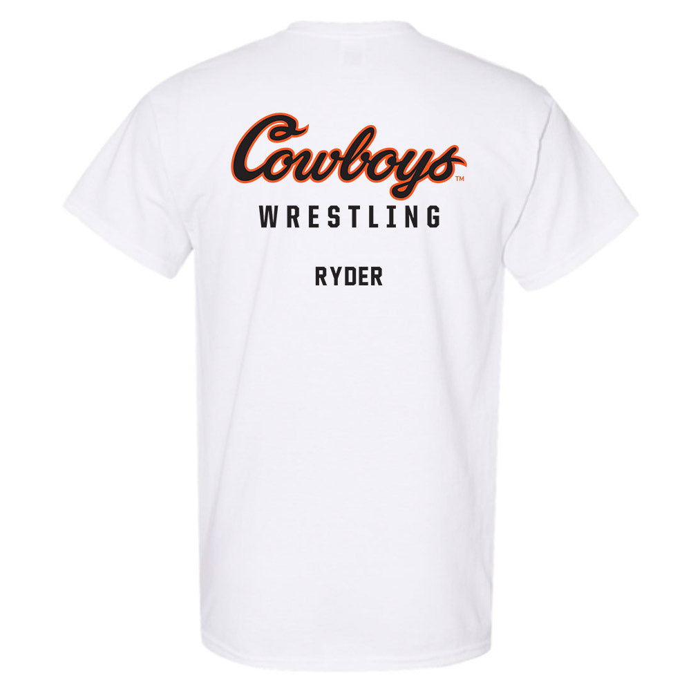 Oklahoma State - NCAA Wrestling : Zack Ryder - Classic Shersey T-Shirt-1