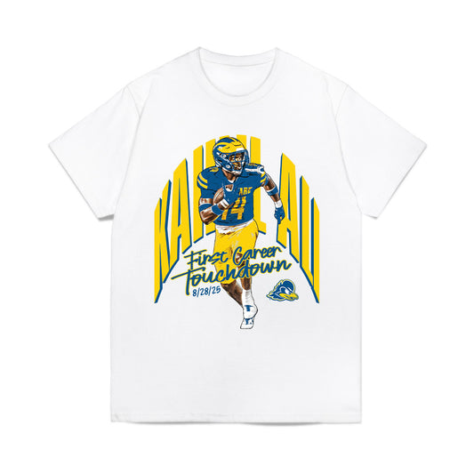Delaware - NCAA Football : Kahlil Ali - First Career Touchdown Comfort Colors T-Shirt-0