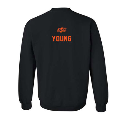 Oklahoma State - NCAA Wrestling : Carter Young - Classic Shersey Crewneck Sweatshirt-1