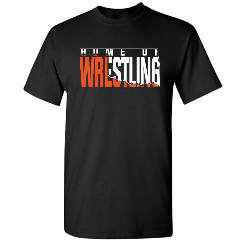 Oklahoma State - NCAA Wrestling : Jake Hamiti - Classic Shersey T-Shirt-0