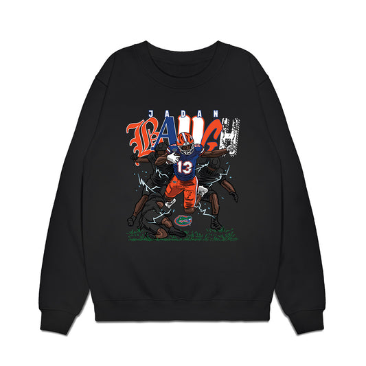 Florida - NCAA Football : Jadan Baugh - Caricature Premium Crewneck Sweatshirt-0