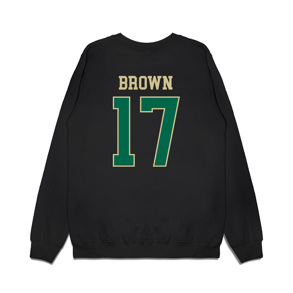 USF - NCAA Football : Byrum Brown - Graphic Tee Premium Crewneck Sweatshirt-1