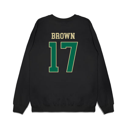 USF - NCAA Football : Byrum Brown - Graphic Tee Premium Crewneck Sweatshirt-1