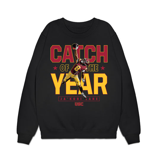 USC - NCAA Football : Ja'Kobi Lane - Catch of the Year Premium Crewneck Sweatshirt-0