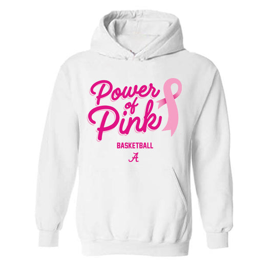 Alabama - NCAA Women's Basketball : Alancia Ramsey - Power of Pink v1 Hooded Sweatshirt-0