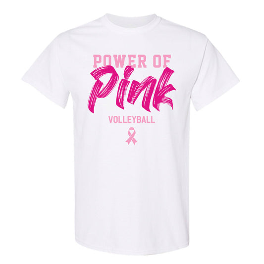 Alabama - NCAA Women's Volleyball : Power of Pink Alternate White T-Shirt-0