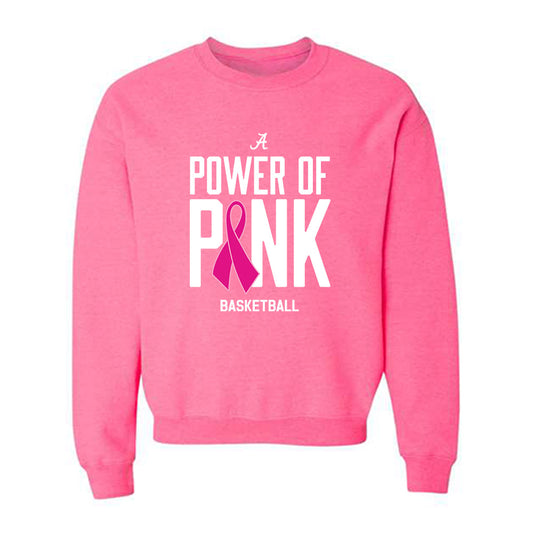 Alabama - NCAA Women's Basketball : Power of Pink Alternate Crewneck Sweatshirt-0