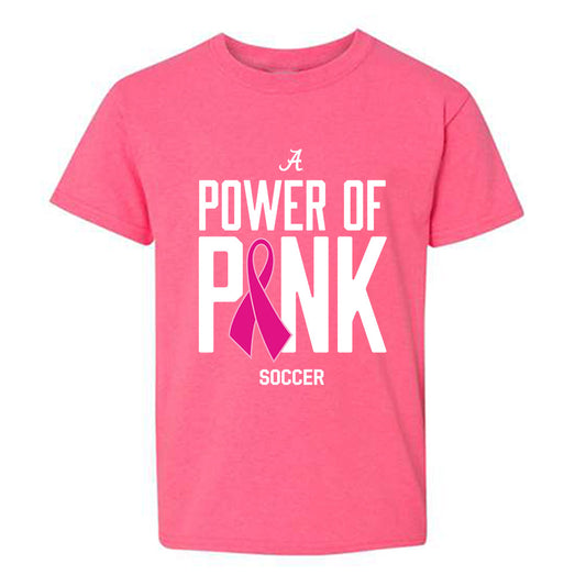 Alabama - NCAA Women's Soccer : Power of Pink Alternate Youth T-Shirt-0