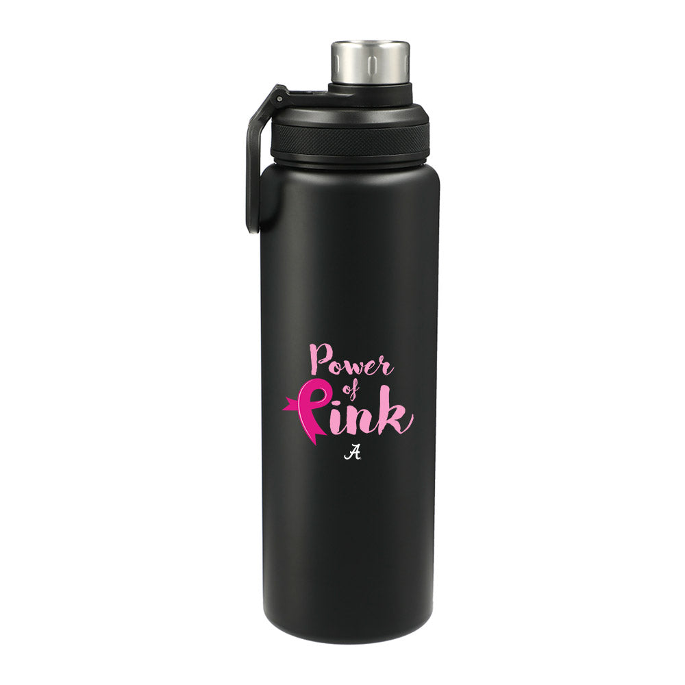 Alabama - Power of Pink 32oz Stainless Steel Bottle-0