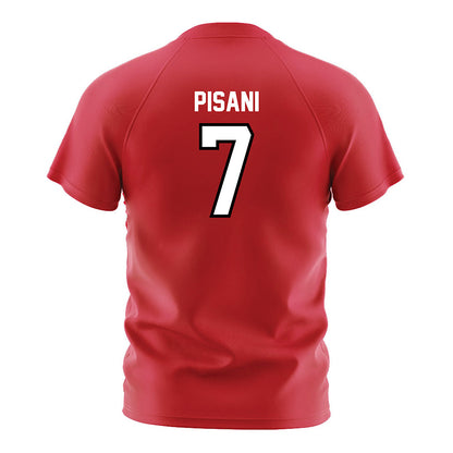 Fairfield - NCAA Women's Soccer : Ella Pisani - Red Soccer Jersey-1