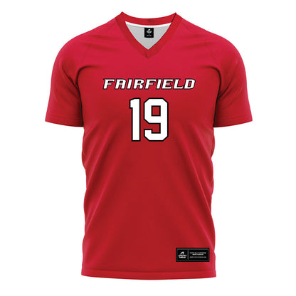 Fairfield - NCAA Women's Soccer : Kelly OConnor - Red Soccer Jersey-0