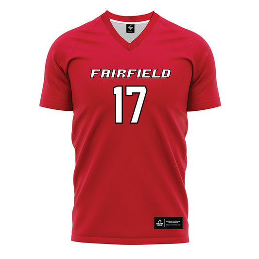Fairfield - NCAA Women's Soccer : Alex Darcy - Red Soccer Jersey-0