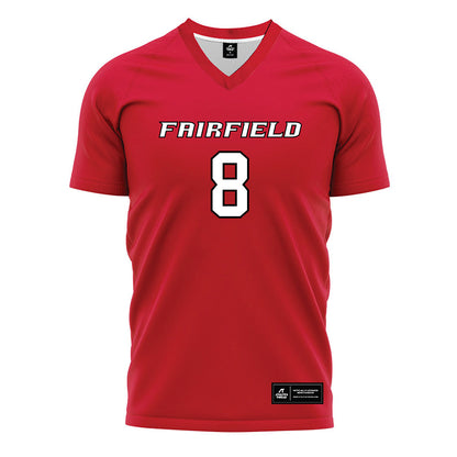 Fairfield - NCAA Women's Soccer : Amelie Stewart - Red Soccer Jersey-0