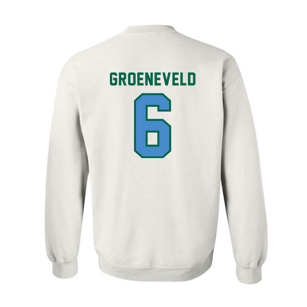 Tulane - NCAA Baseball : Aj Groeneveld - Classic Shersey Crewneck Sweatshirt-1
