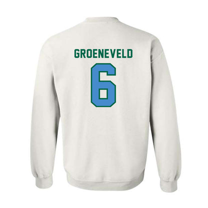 Tulane - NCAA Baseball : Aj Groeneveld - Classic Shersey Crewneck Sweatshirt-1