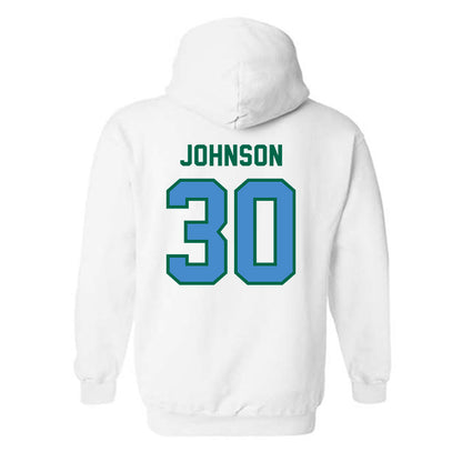 Tulane - NCAA Baseball : Nate Johnson - Classic Shersey Hooded Sweatshirt-1