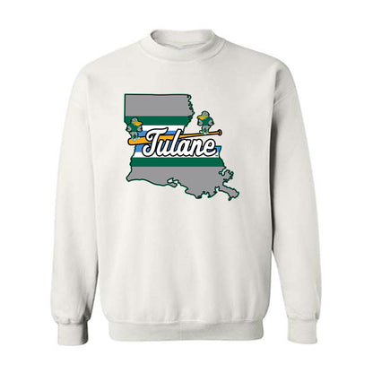 Tulane - NCAA Baseball : Nate Johnson - Classic Shersey Crewneck Sweatshirt-0